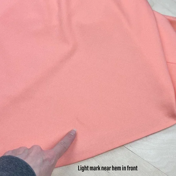 Vintage 1960s/1970s Peach Sleeveless Maxi Dress - Picture 4 of 6